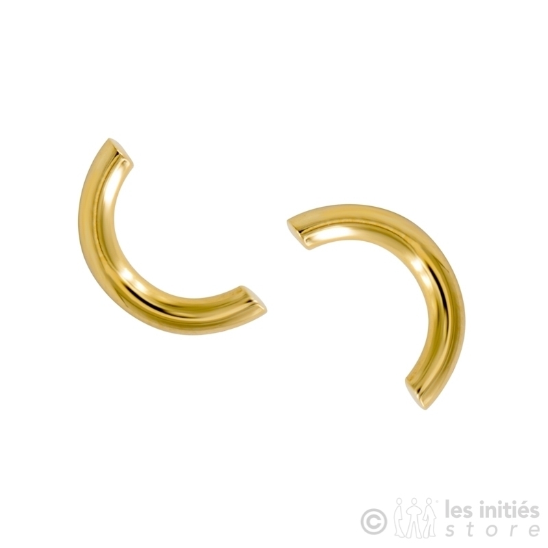 Double Lined Half Circle CZ Bendable Hoops Ear Cartilage Tragus Nose R –  iconbodyjewelry.com