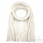thick scarf off white